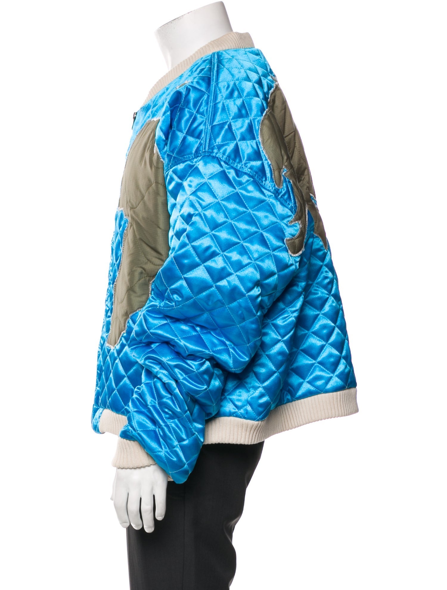 Who Decides War Colorblock Pattern Windbreaker