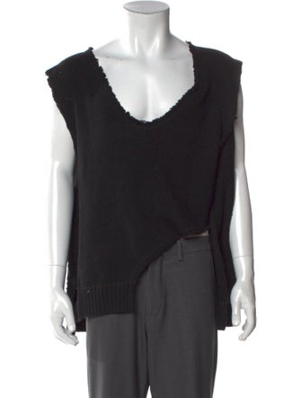 Who Decides War Scoop Neck Sleeveless Sweater Vest
