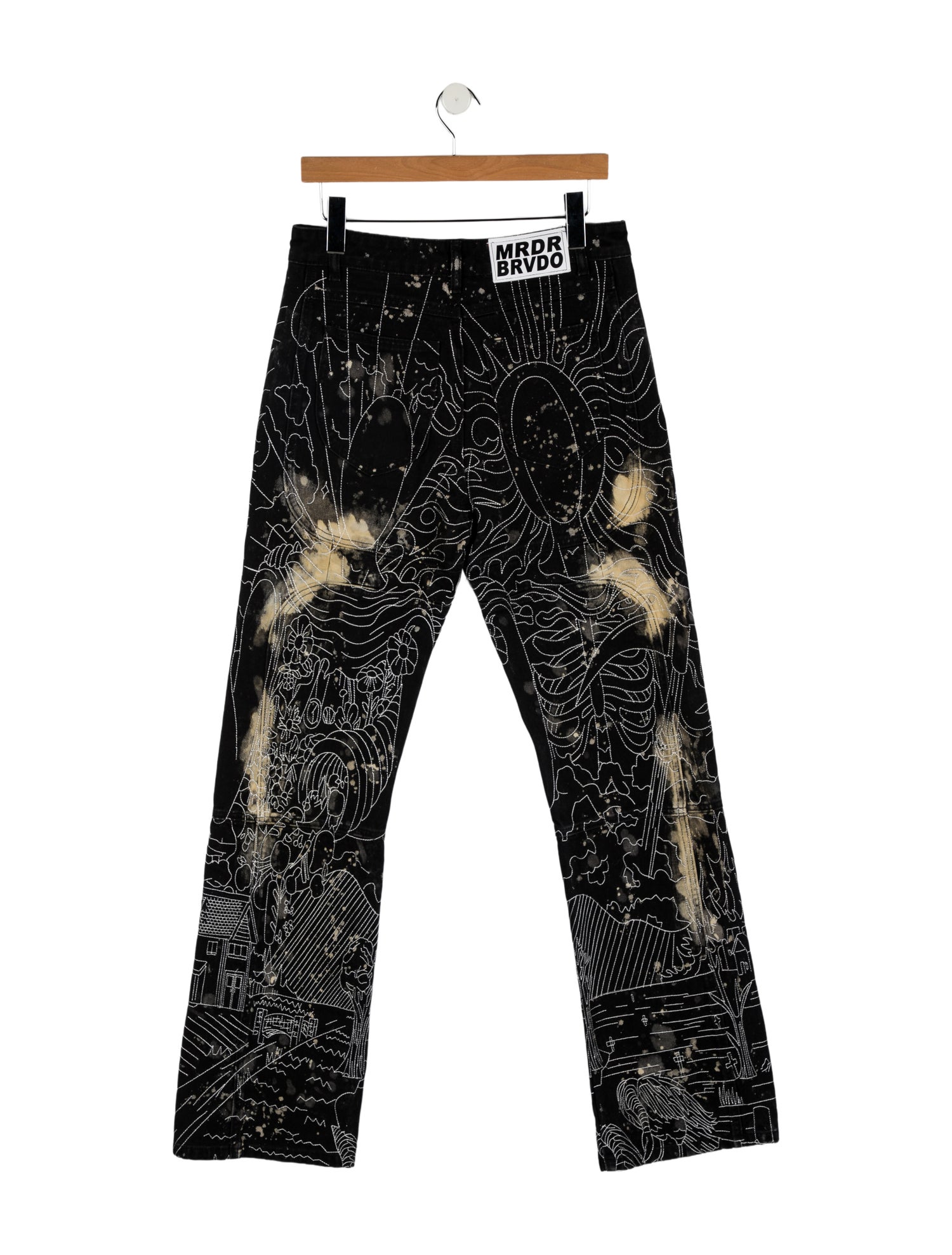 Who Decides War High-Rise Wide Leg Jeans