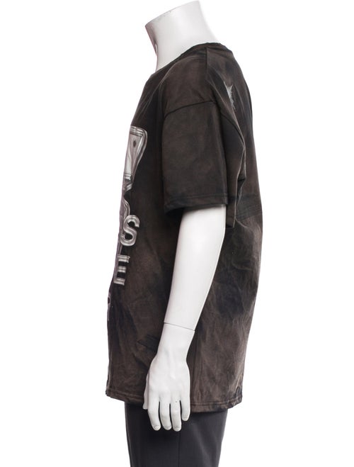 Who Decides War Graphic Print Crew Neck T-Shirt