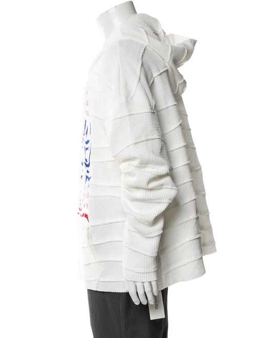 Who Decides War Graphic Print Crew Neck Hoodie