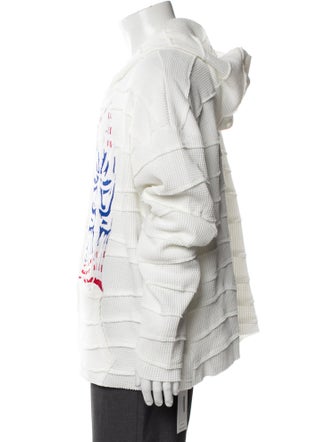 Who Decides War Graphic Print Crew Neck Hoodie