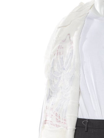 Who Decides War Graphic Print Crew Neck Hoodie