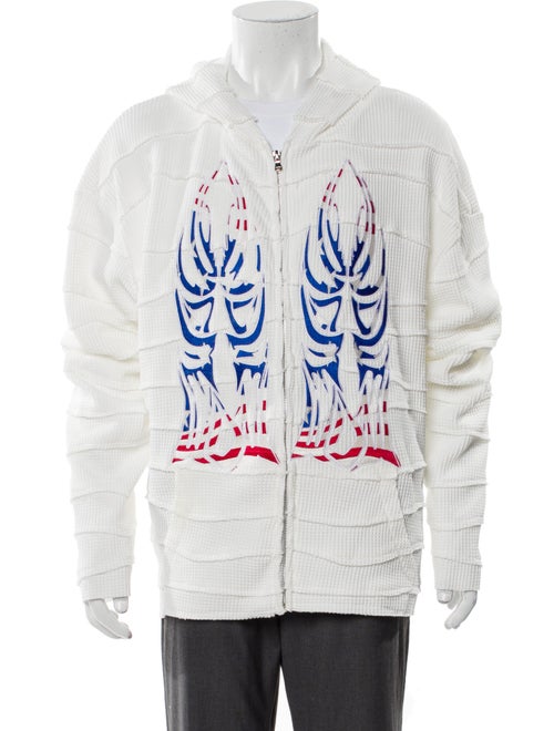 Who Decides War Graphic Print Crew Neck Sweatshirt