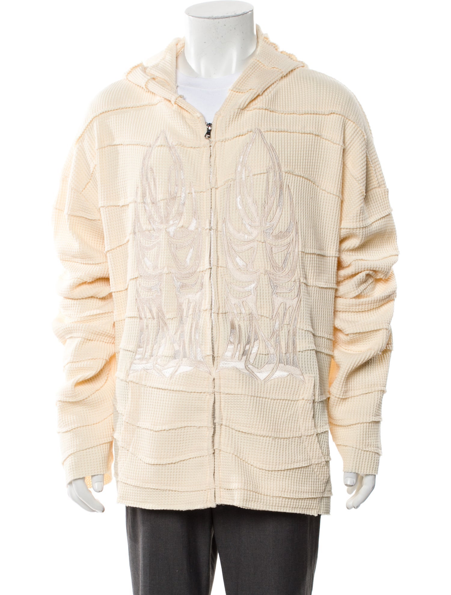 Who Decides War V-Neck Long Sleeve Hoodie