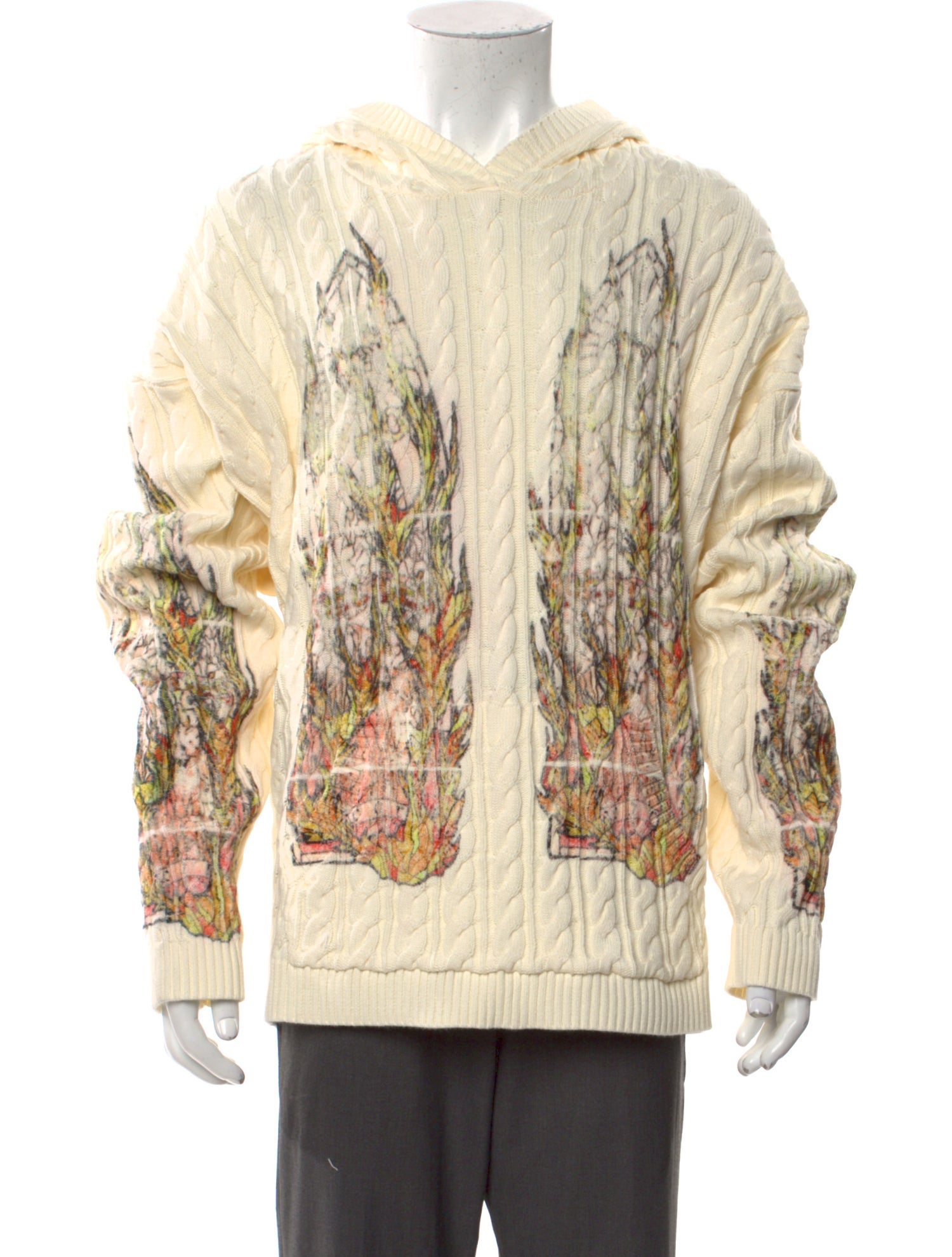 Who Decides War Printed Crew Neck Pullover