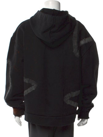 Who Decides War Colorblock Pattern Crew Neck Hoodie