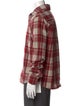 Who Decides War Wool Plaid Print Western Shirt