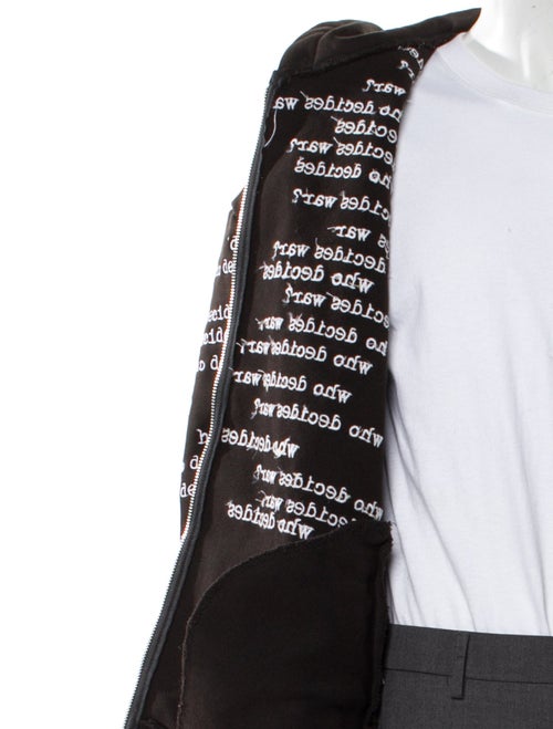 Who Decides War Printed V-Neck Hoodie