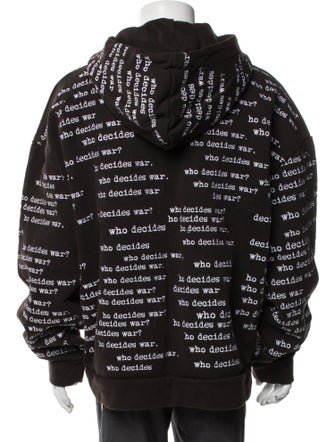 Who Decides War Printed Puffer Coat