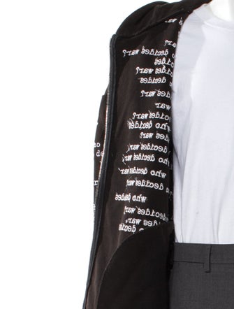 Who Decides War Printed Puffer Coat