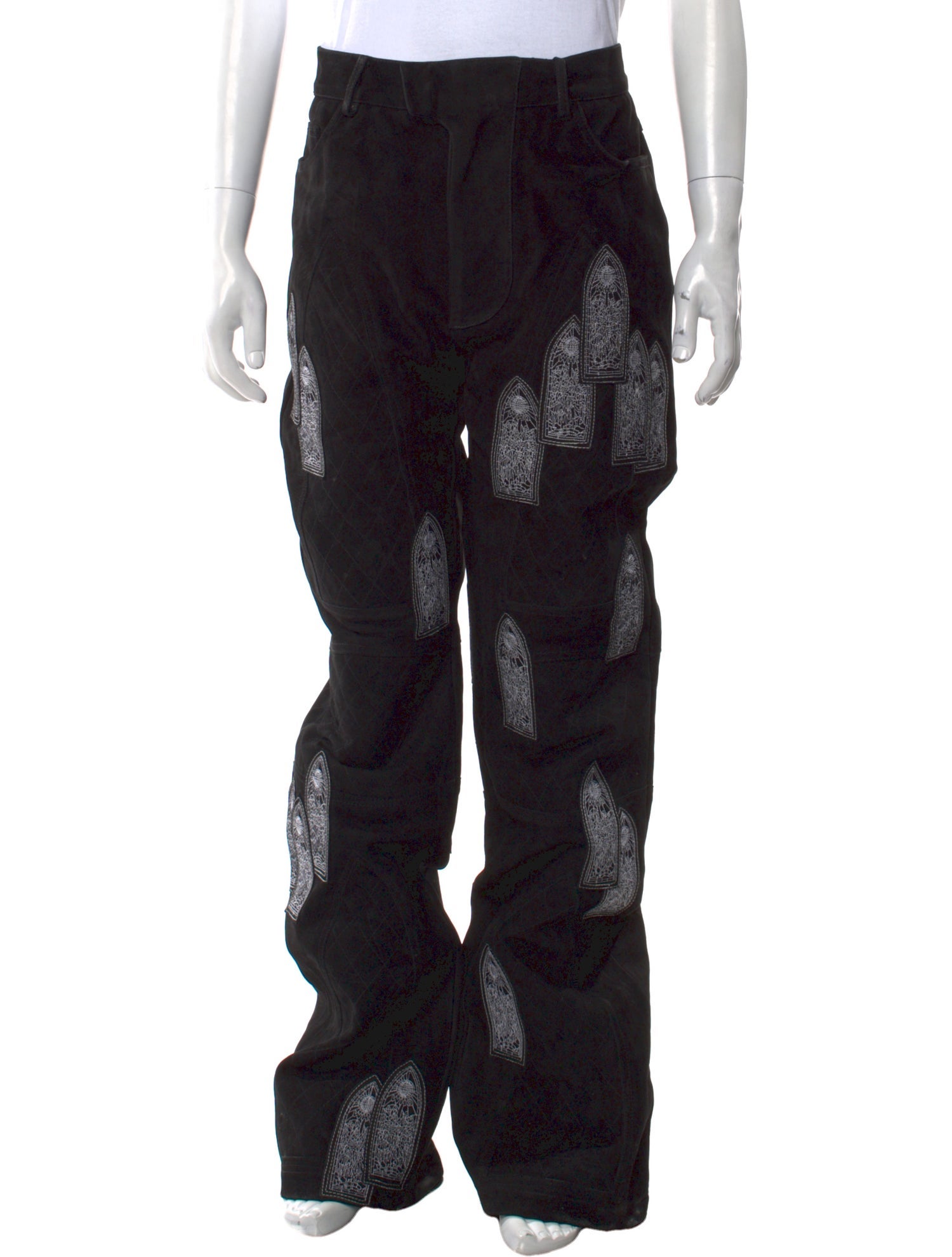 Who Decides War Graphic Print Cargo Pants