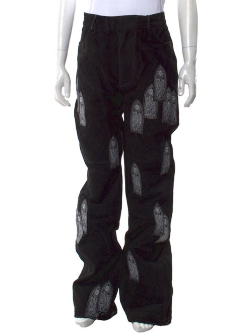 Who Decides War Graphic Print Cargo Pants