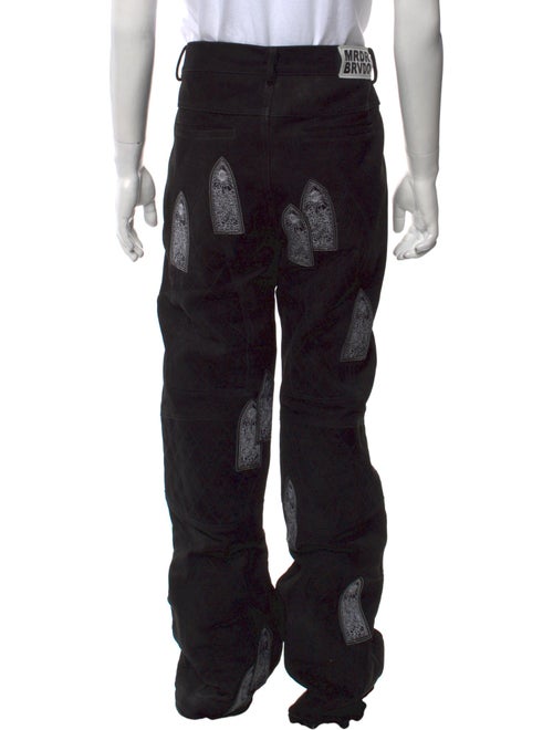 Who Decides War Graphic Print Cargo Pants
