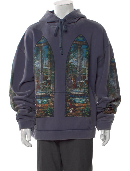 Who Decides War Graphic Print Crew Neck Hoodie