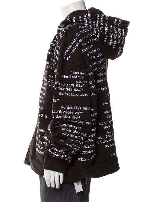 Who Decides War Printed Puffer Coat