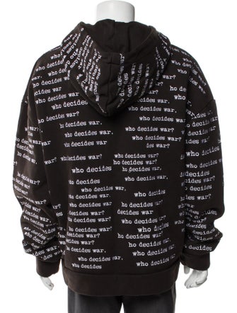 Who Decides War Printed Puffer Coat