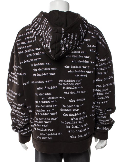 Who Decides War Printed Puffer Coat