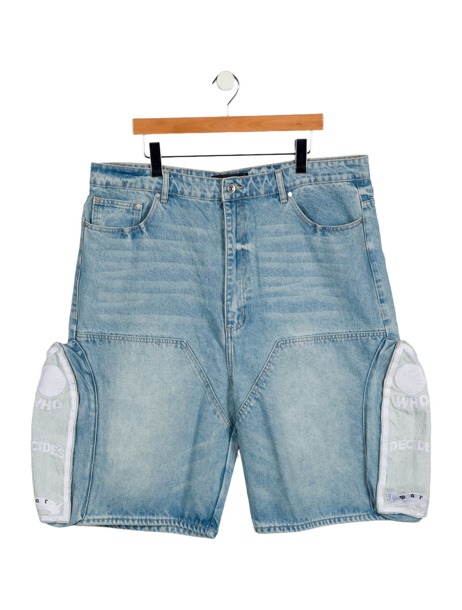 Who Decides War Denim Shorts