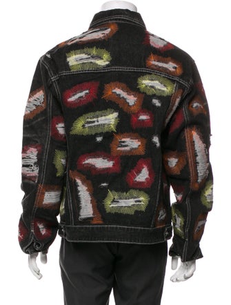 Who Decides War Printed Denim Jacket