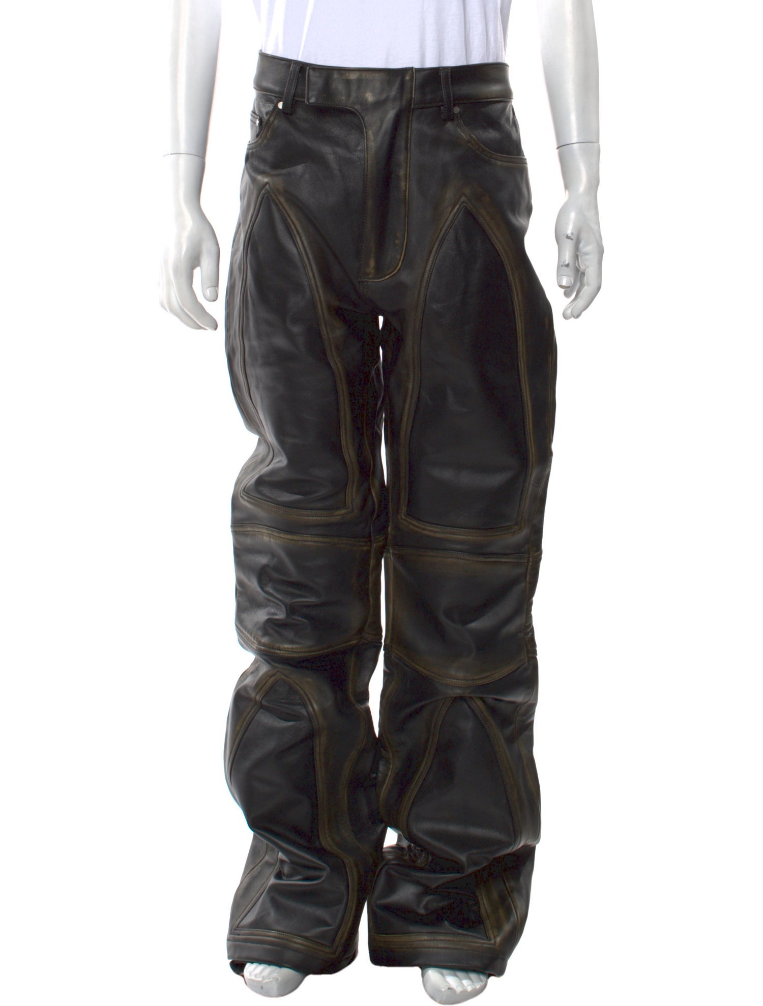 Who Decides War Leather Moto Pants w/ Tags