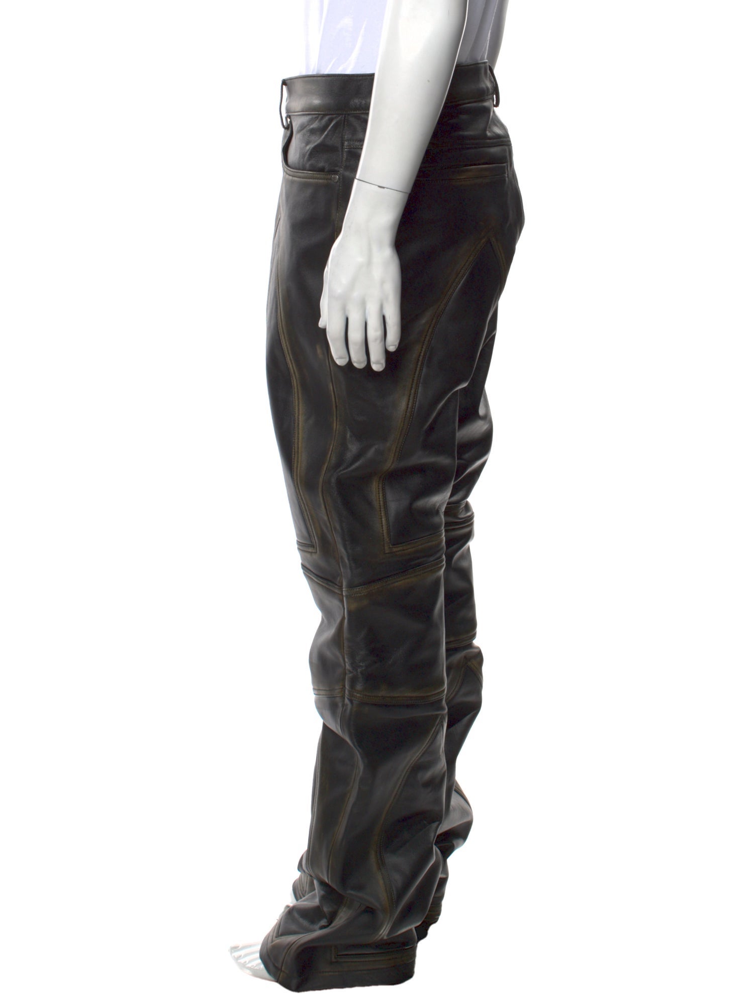 Who Decides War Leather Moto Pants w/ Tags