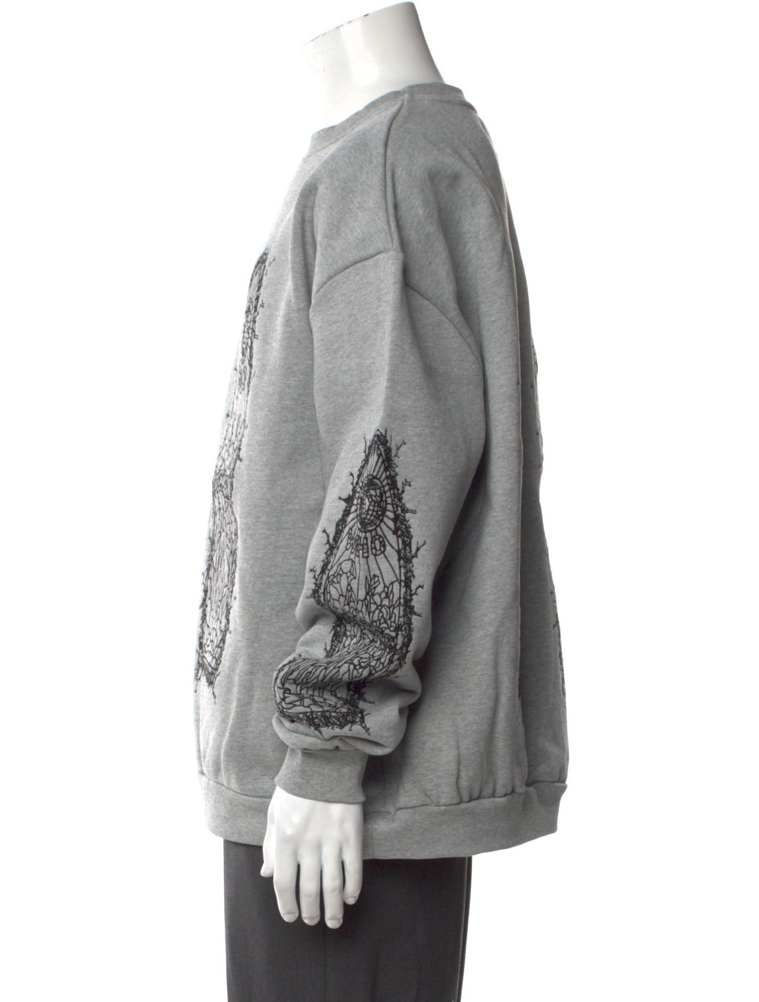 Who Decides War Graphic Print Crew Neck Sweatshirt w/ Tags