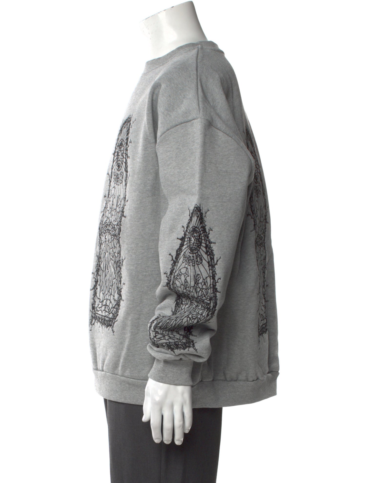 Who Decides War Graphic Print Crew Neck Sweatshirt w/ Tags