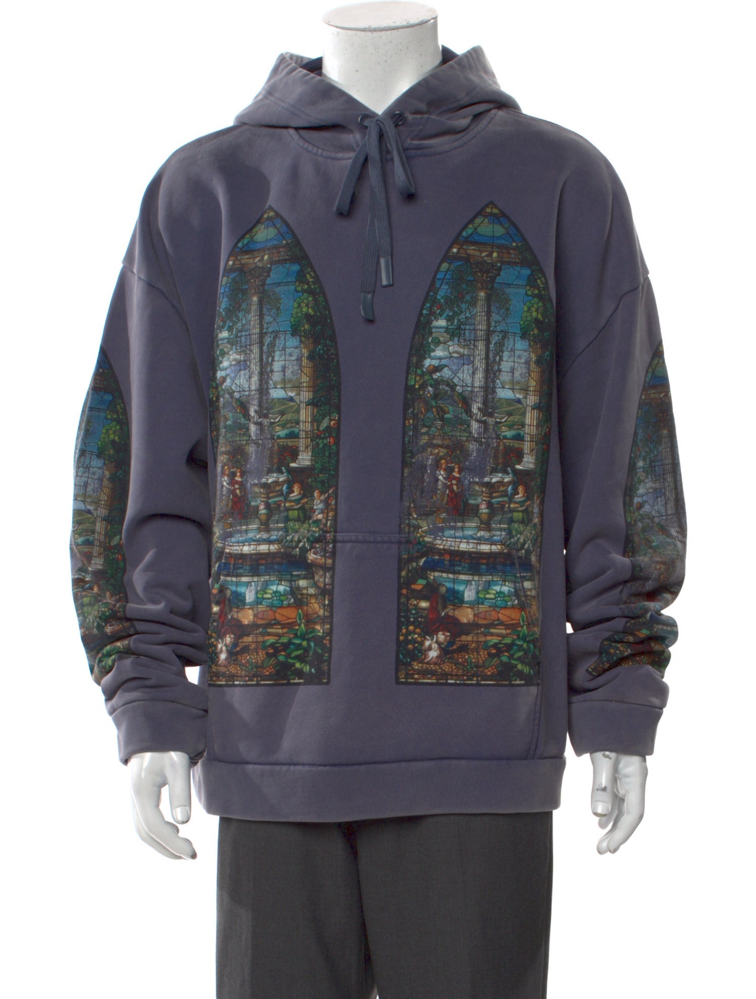 Who Decides War Graphic Print Crew Neck Hoodie w/ Tags