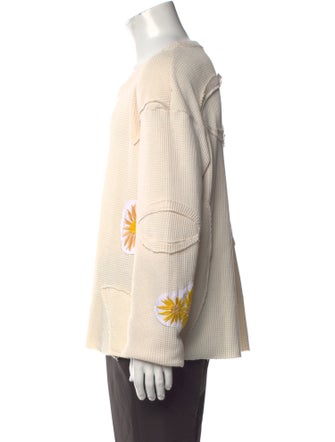 Who Decides War Graphic Print Crew Neck Pullover