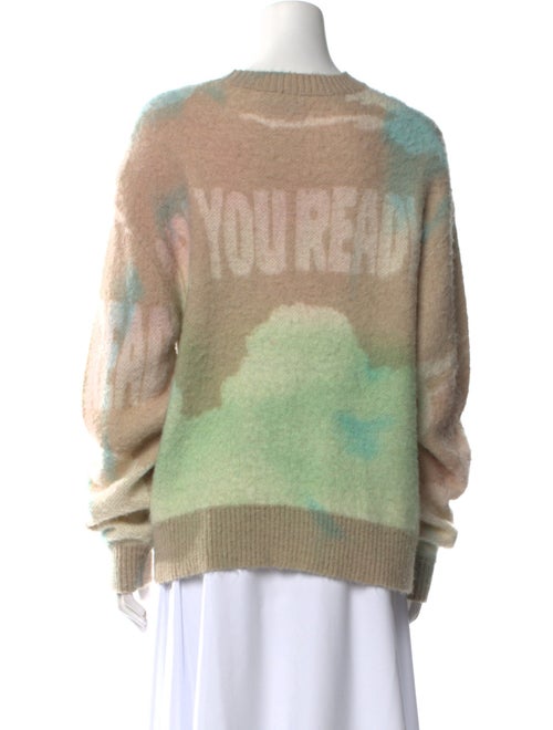 Who Decides War Printed Crew Neck Sweater