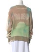 Who Decides War Printed Crew Neck Sweater