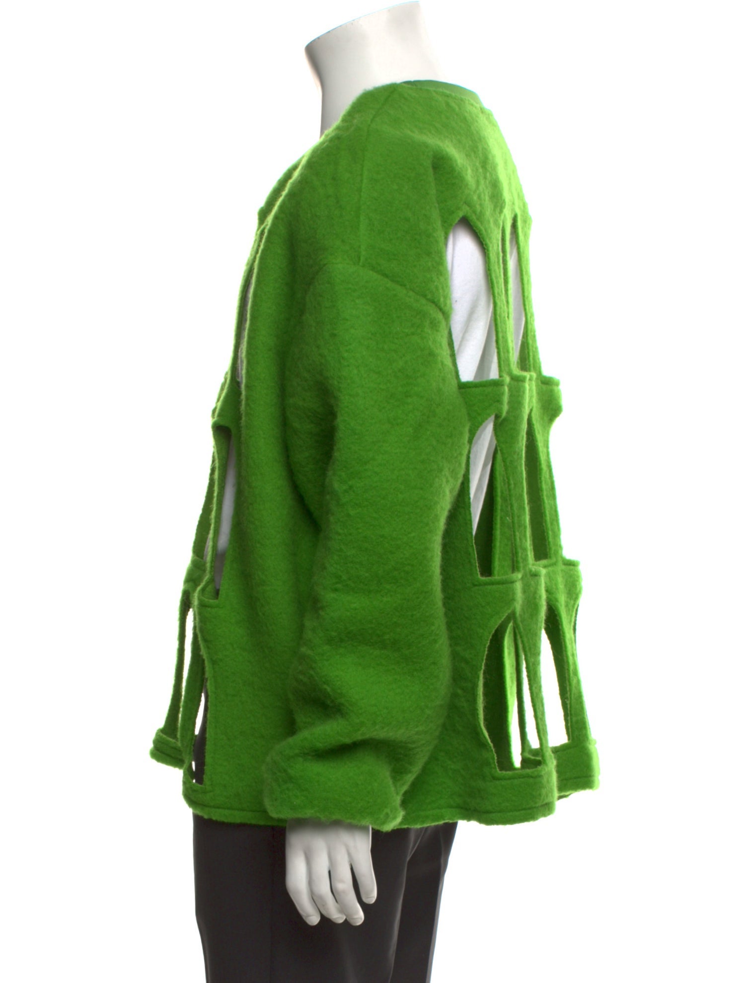 Who Decides War Graphic Print Crew Neck Pullover