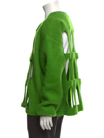 Who Decides War Graphic Print Crew Neck Pullover