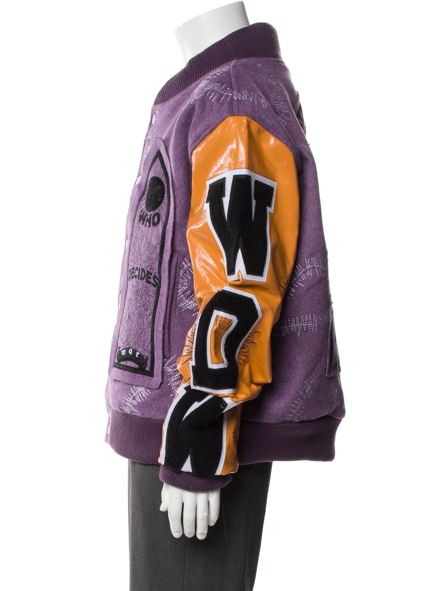 Who Decides War Graphic Print Jacket w/ Tags