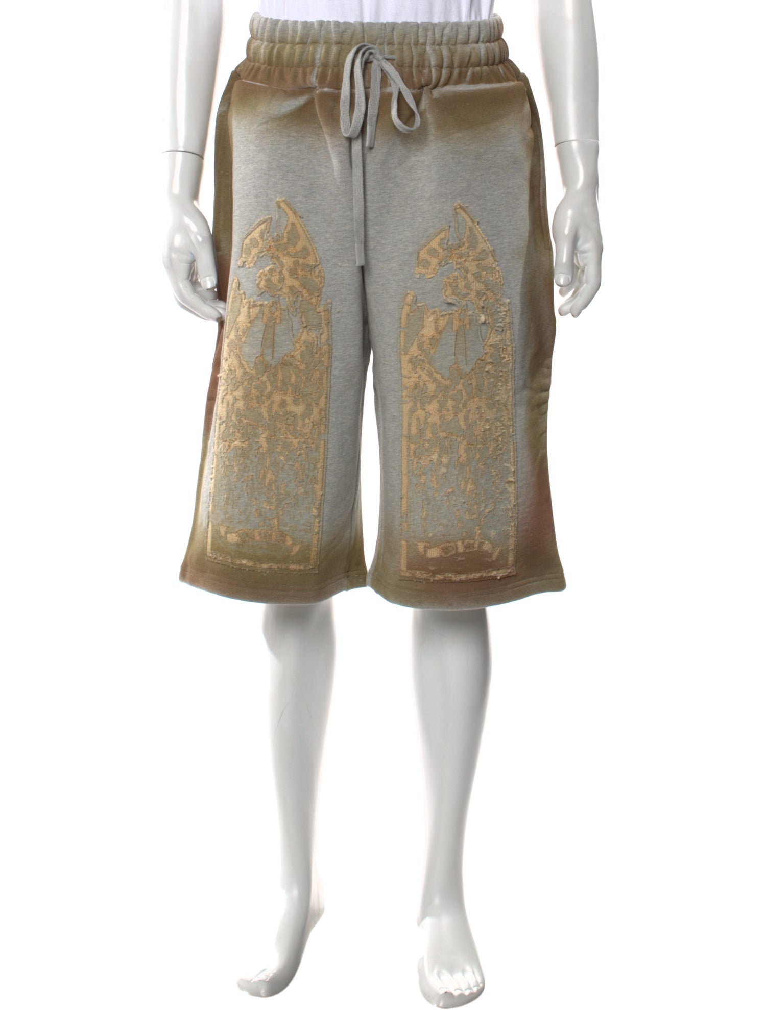 Who Decides War Printed Jogger Shorts w/ Tags