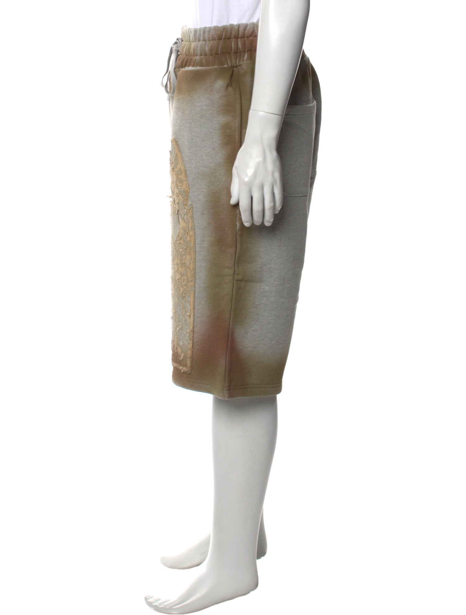 Who Decides War Printed Jogger Shorts w/ Tags