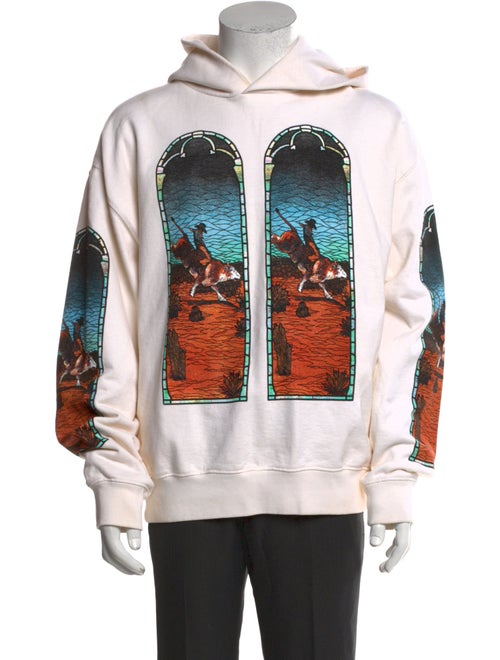 Who Decides War Graphic Print Crew Neck Hoodie