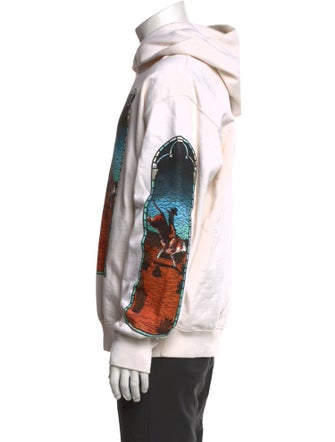 Who Decides War Graphic Print Crew Neck Hoodie