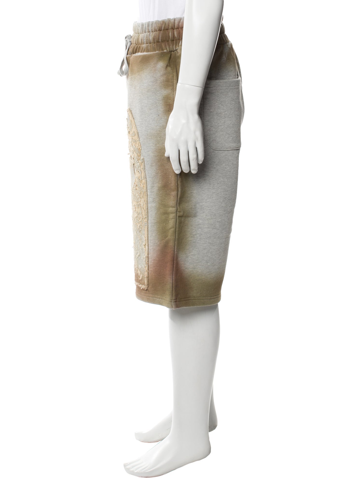 Who Decides War Tie-Dye Print Athletic Shorts w/ Tags