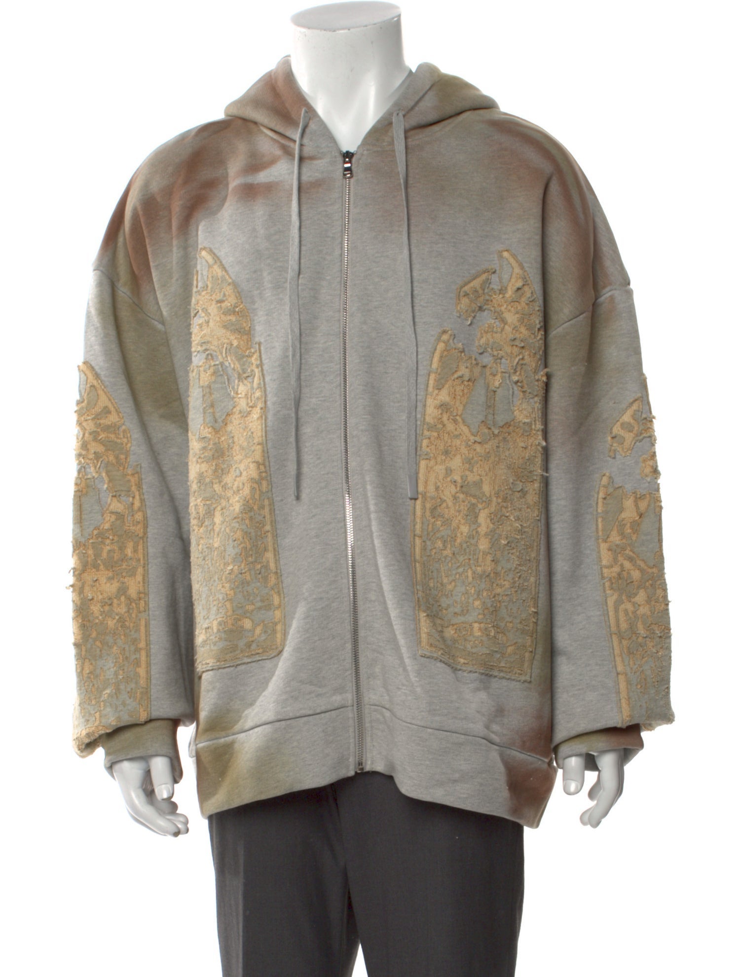 Who Decides War Tie-Dye Print Crew Neck Hoodie w/ Tags