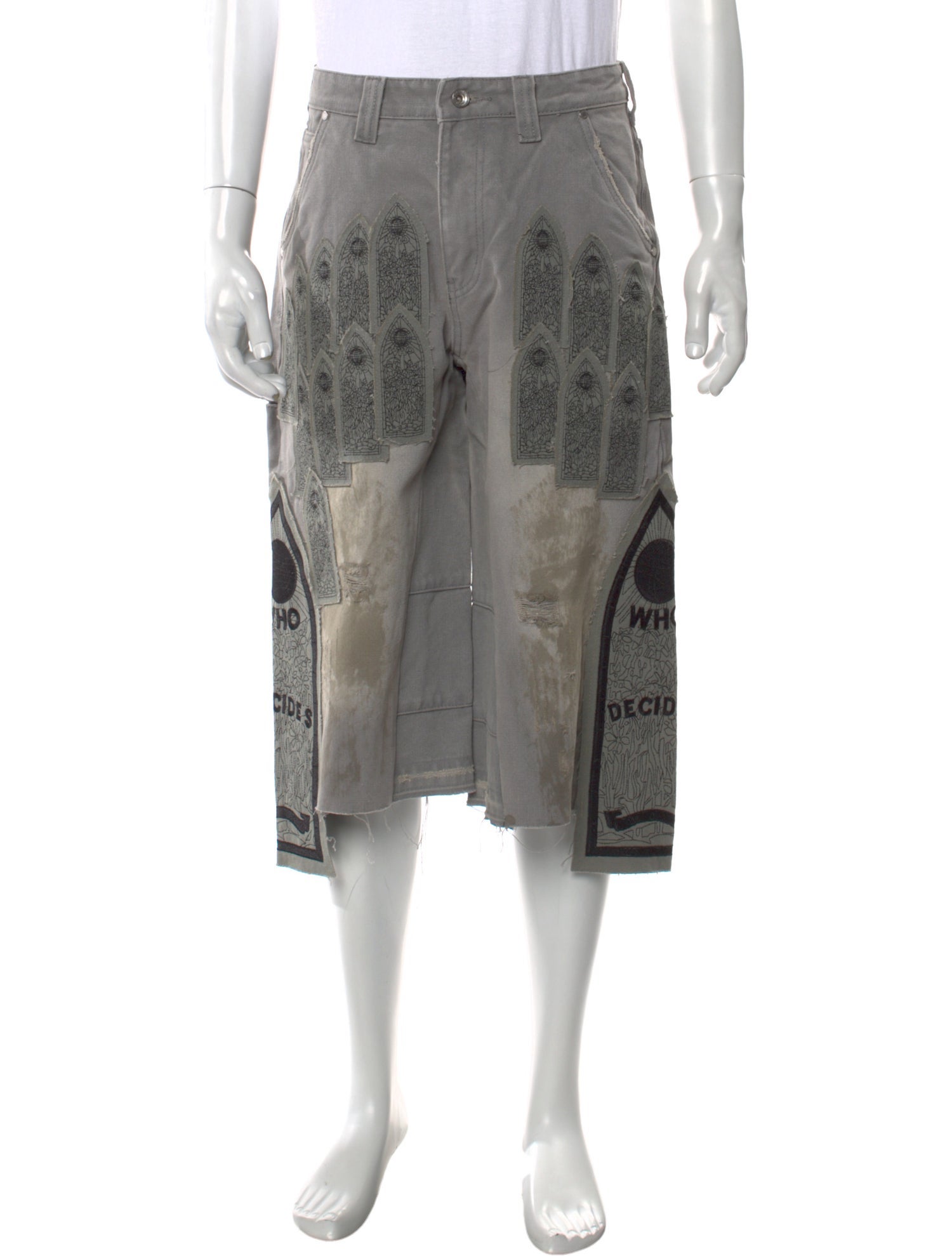 Who Decides War Printed Shorts w/ Tags