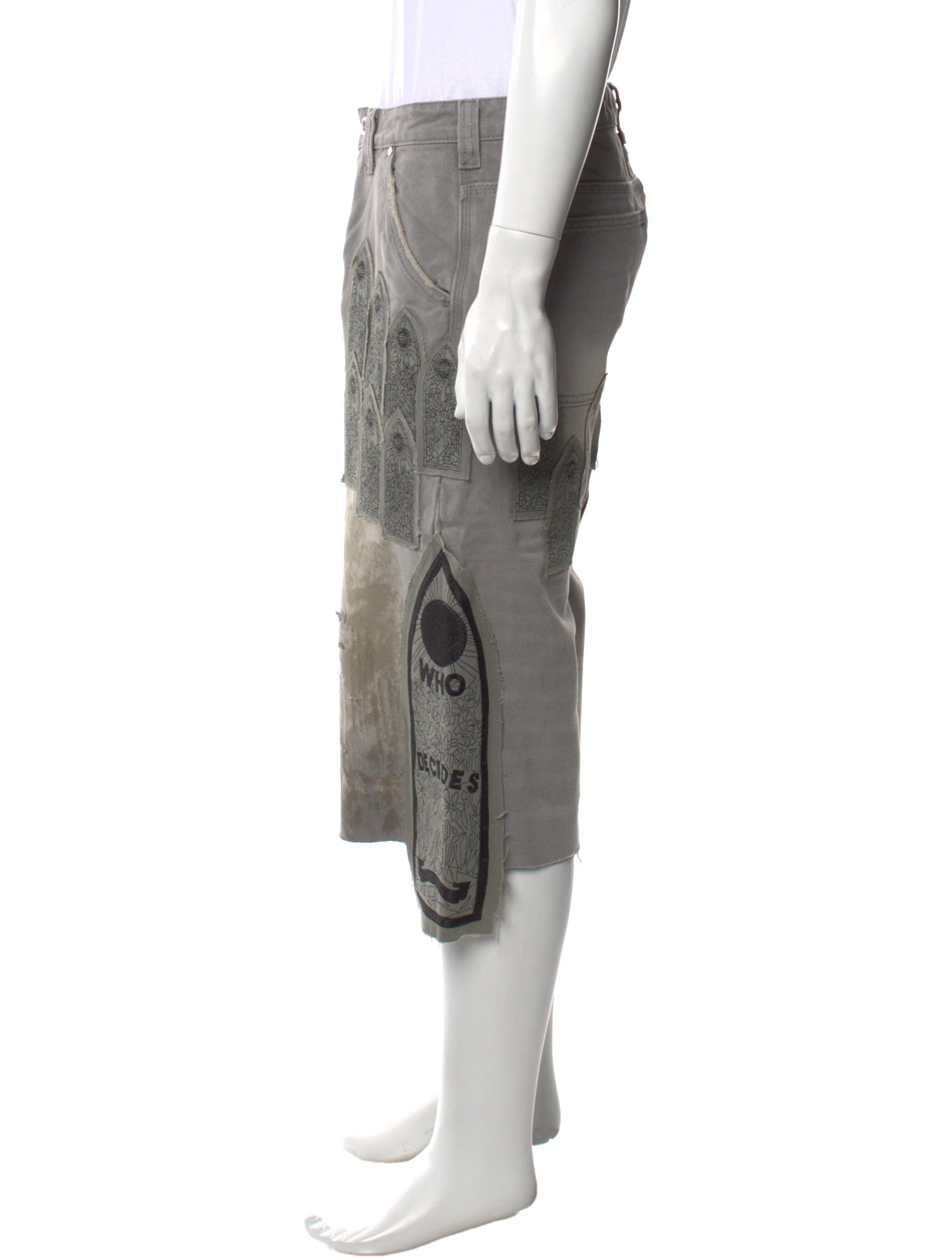 Who Decides War Printed Shorts w/ Tags