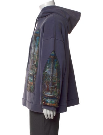 Who Decides War Graphic Print Crew Neck Hoodie