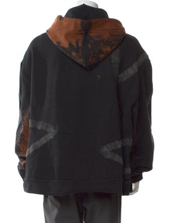 Who Decides War Graphic Print Crew Neck Hoodie