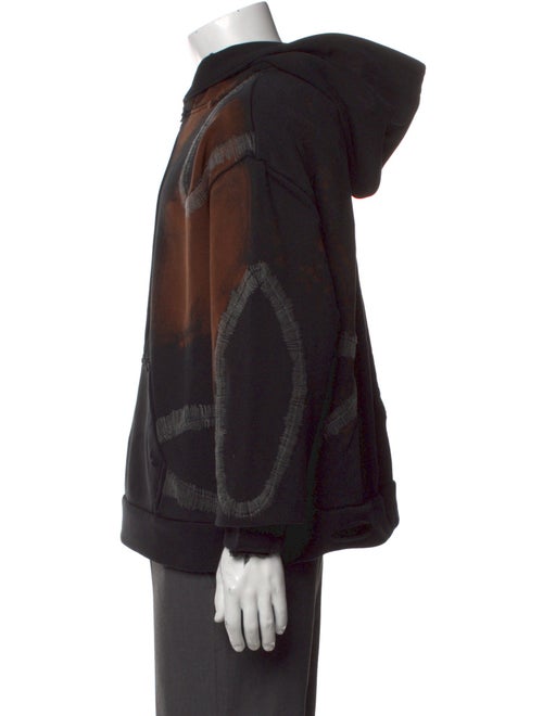 Who Decides War Tie-Dye Print Crew Neck Hoodie