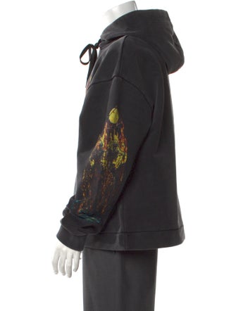 Who Decides War Graphic Print Crew Neck Hoodie