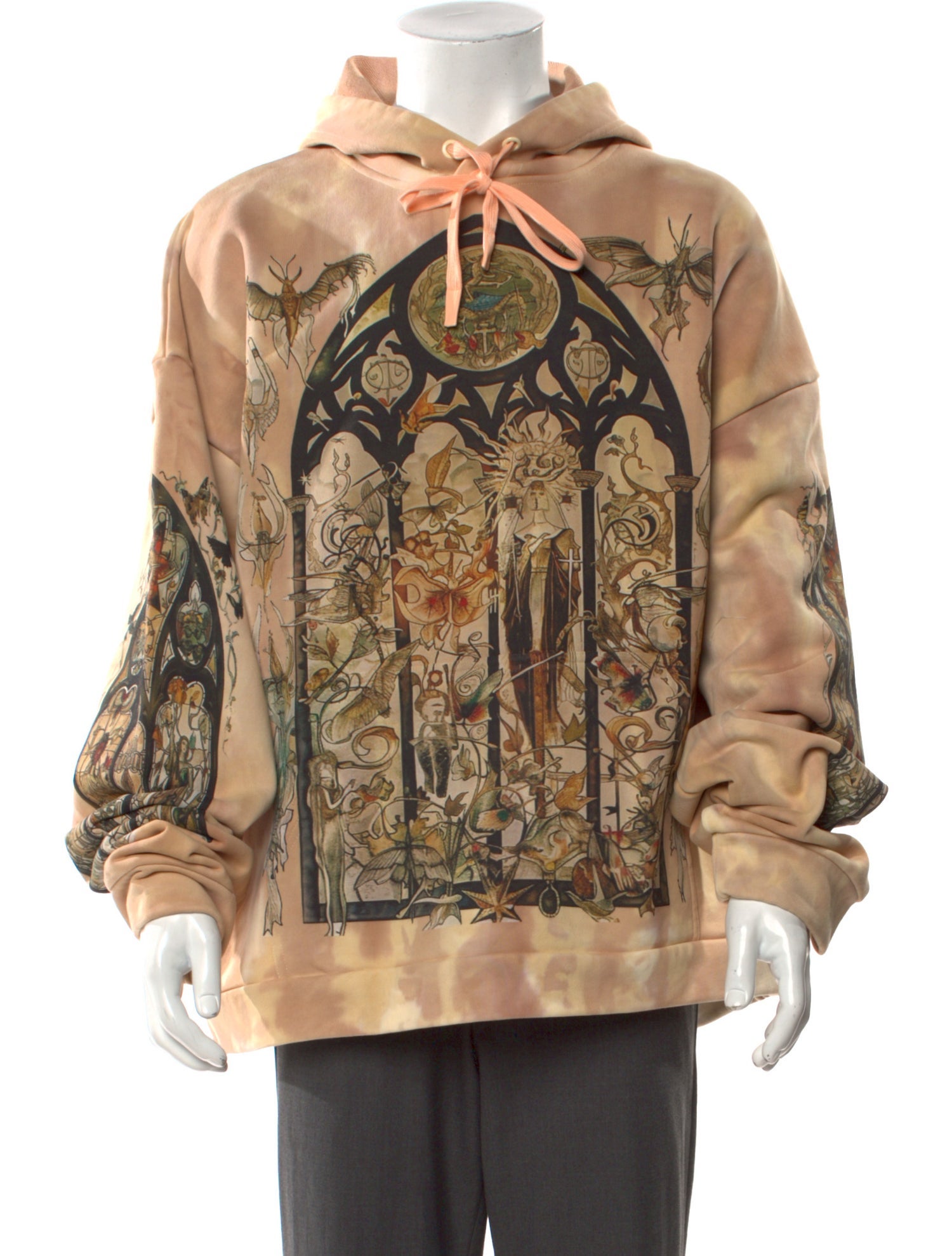 Who Decides War Graphic Print Crew Neck Hoodie