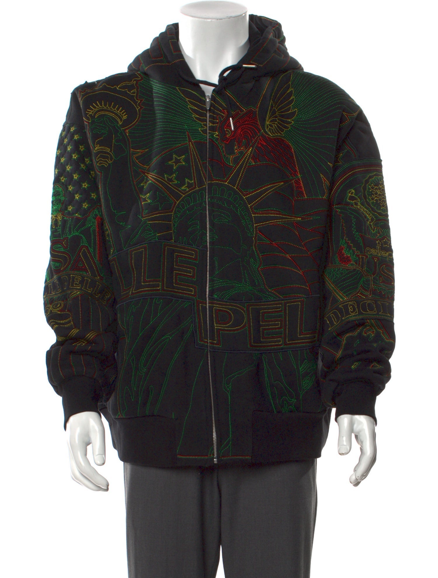 Who Decides War Printed V-Neck Hoodie