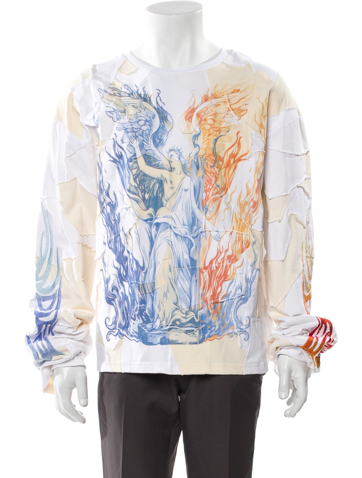 Who Decides War Graphic Print Crew Neck Sweatshirt w/ Tags